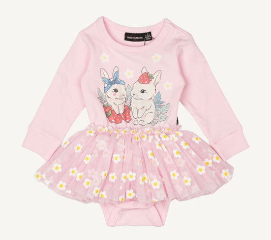Rock Your Baby - Strawbunny - Baby Circus Dress - Long Sleeve