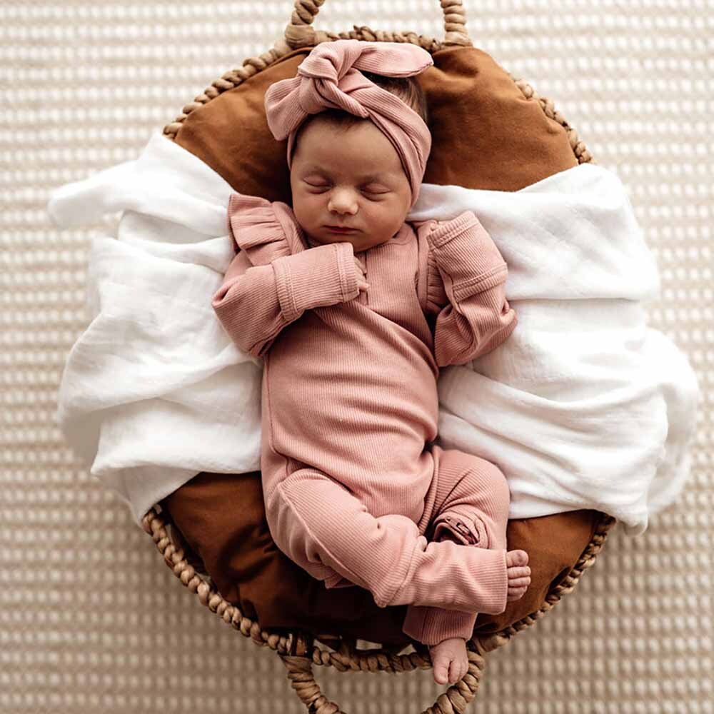 Snuggle Hunny Kids - Rose Growsuit