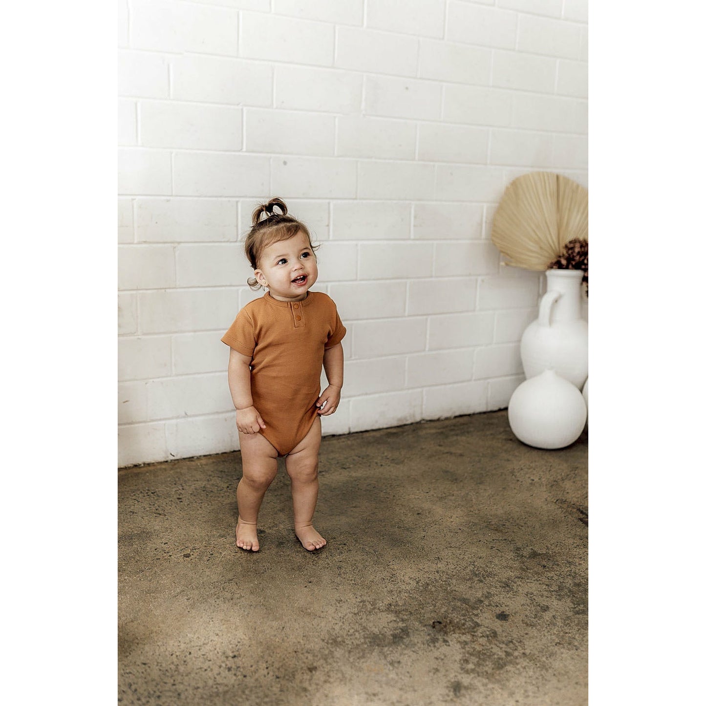 Chestnut Short Sleeve Bodysuit