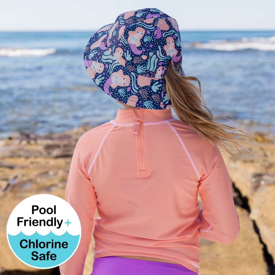 Bedhead Hats - Girls Rash Vest UPF50+ - Peach
