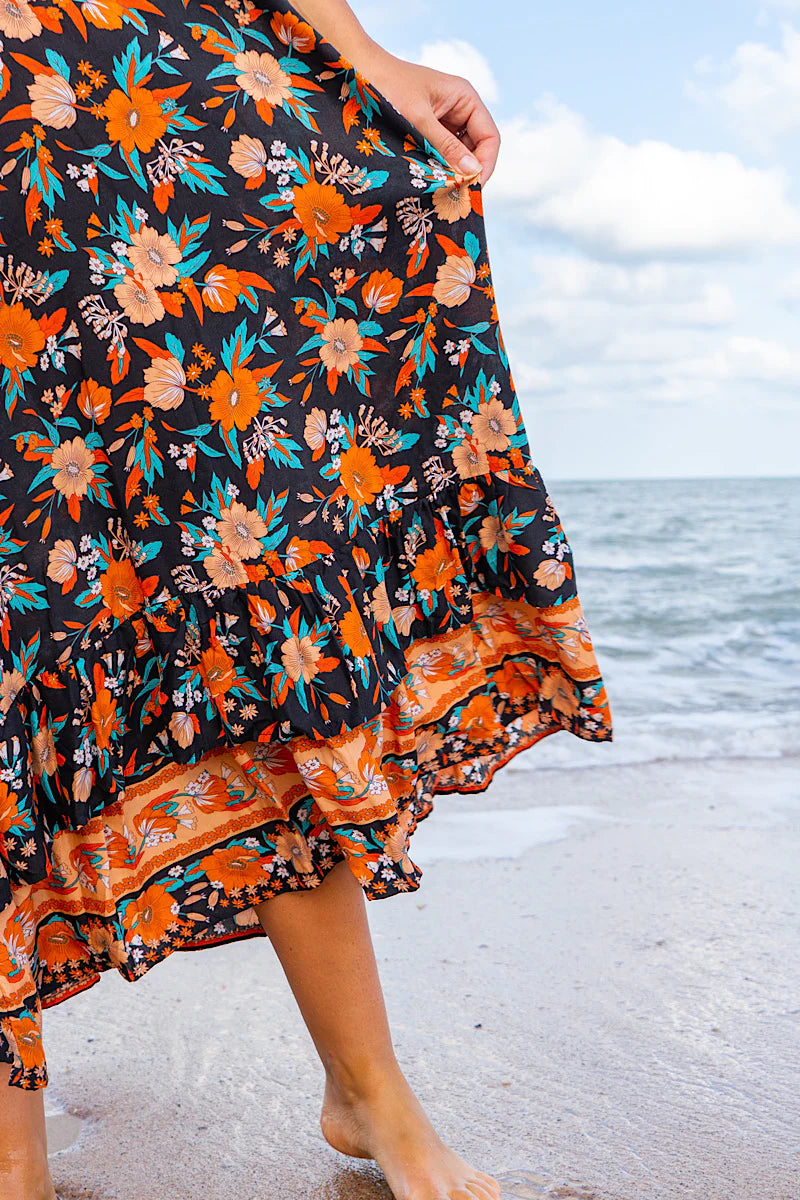 Zaniboda - Strappy Dress - Wild Fire