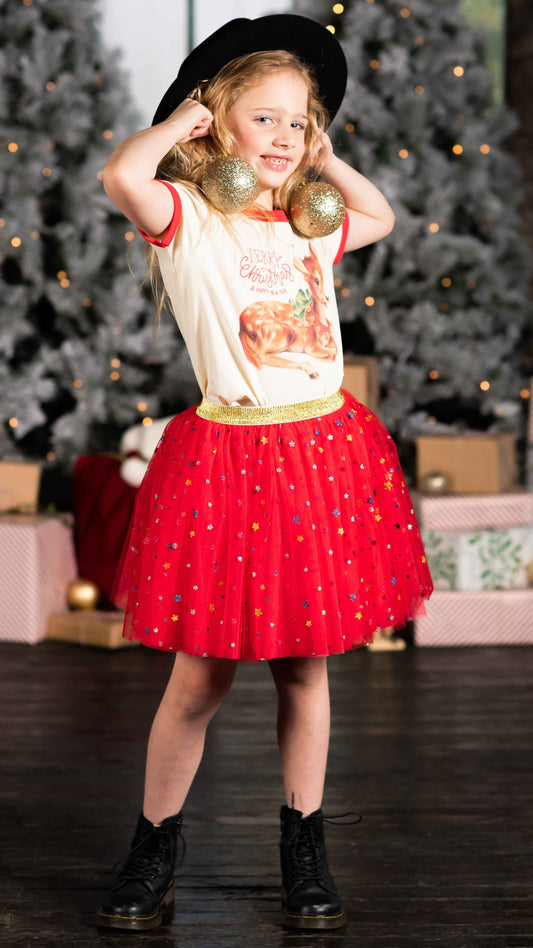 Rock Your Baby - Red Star Seeker Skirt