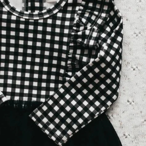 Bencer & Hazelnut - Tutu - Black Gingham