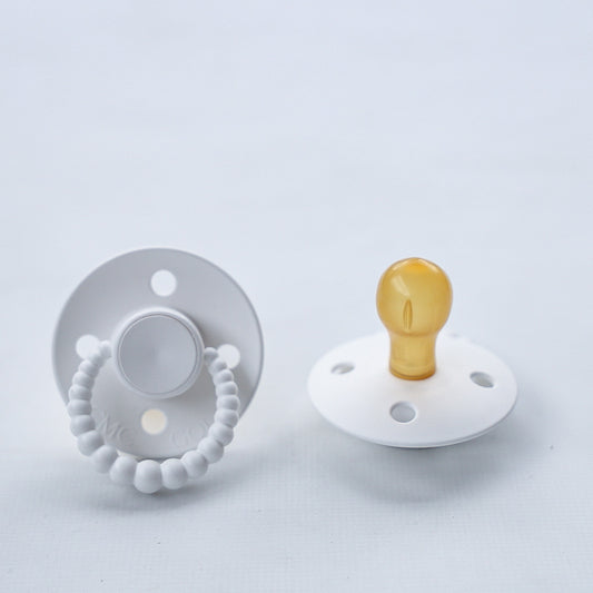 CMC Gold Dummies - Bubble Dummies - Vented Teat - White - 2 Pack