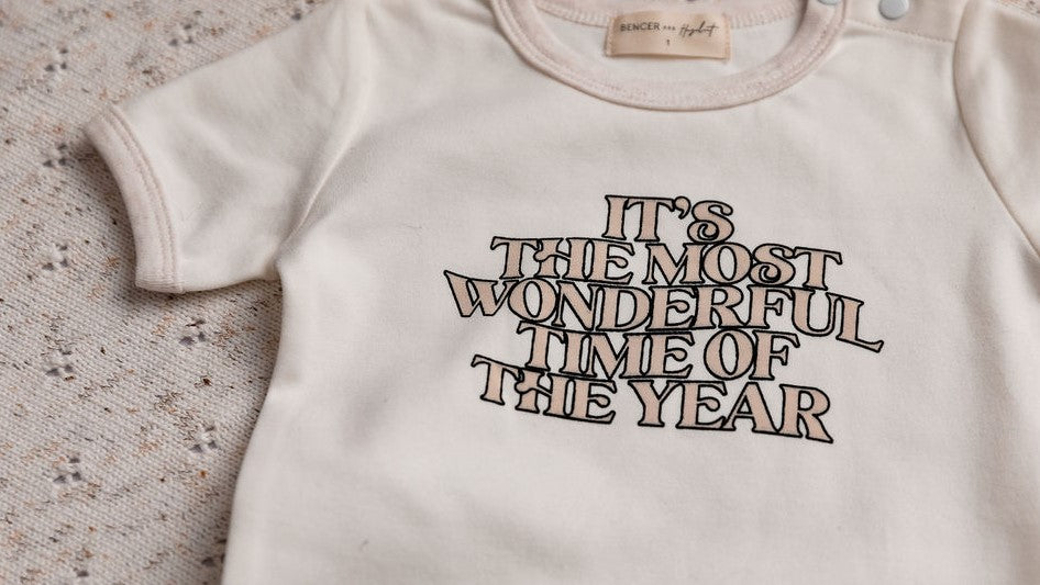 Bencer & Hazelnut - Most Wonderful time of the Year - Tee/Bodysuit - Neutral