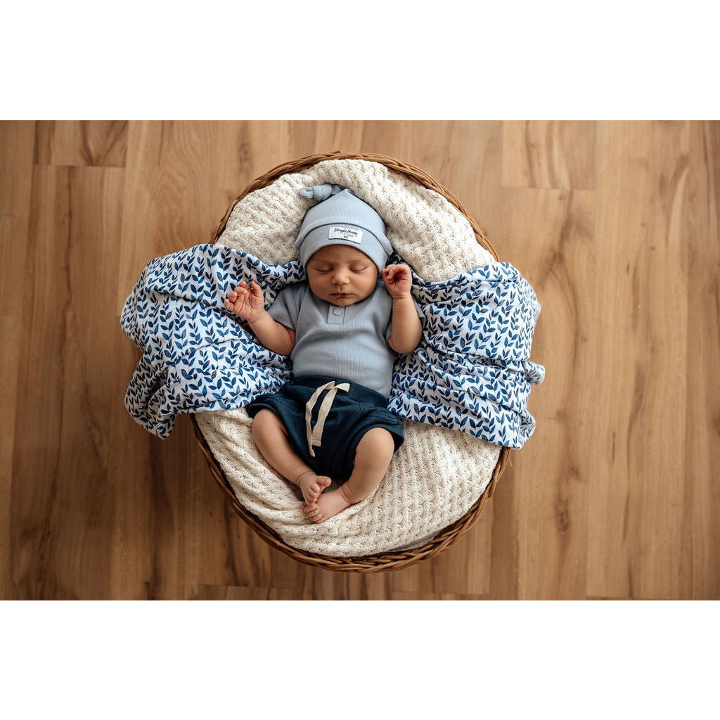 Zen Ribbed Knotted Baby Beanie