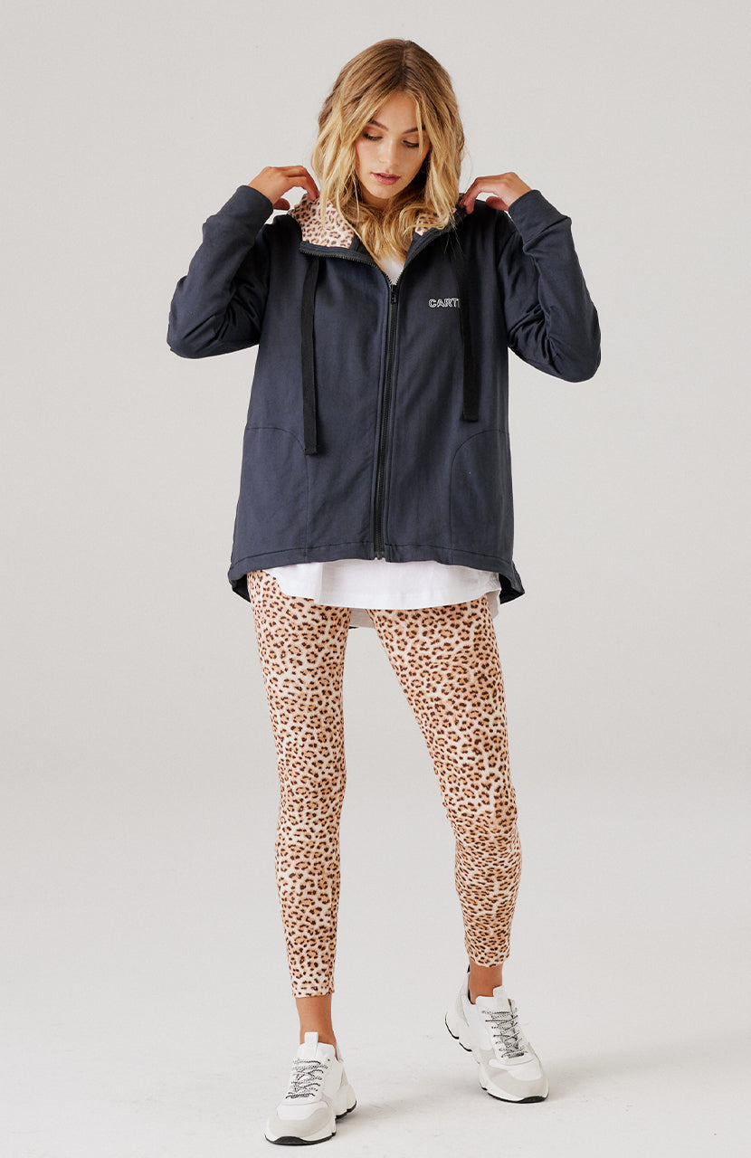 Cartel & Willow - Pixie Legging - Mocha Leopard