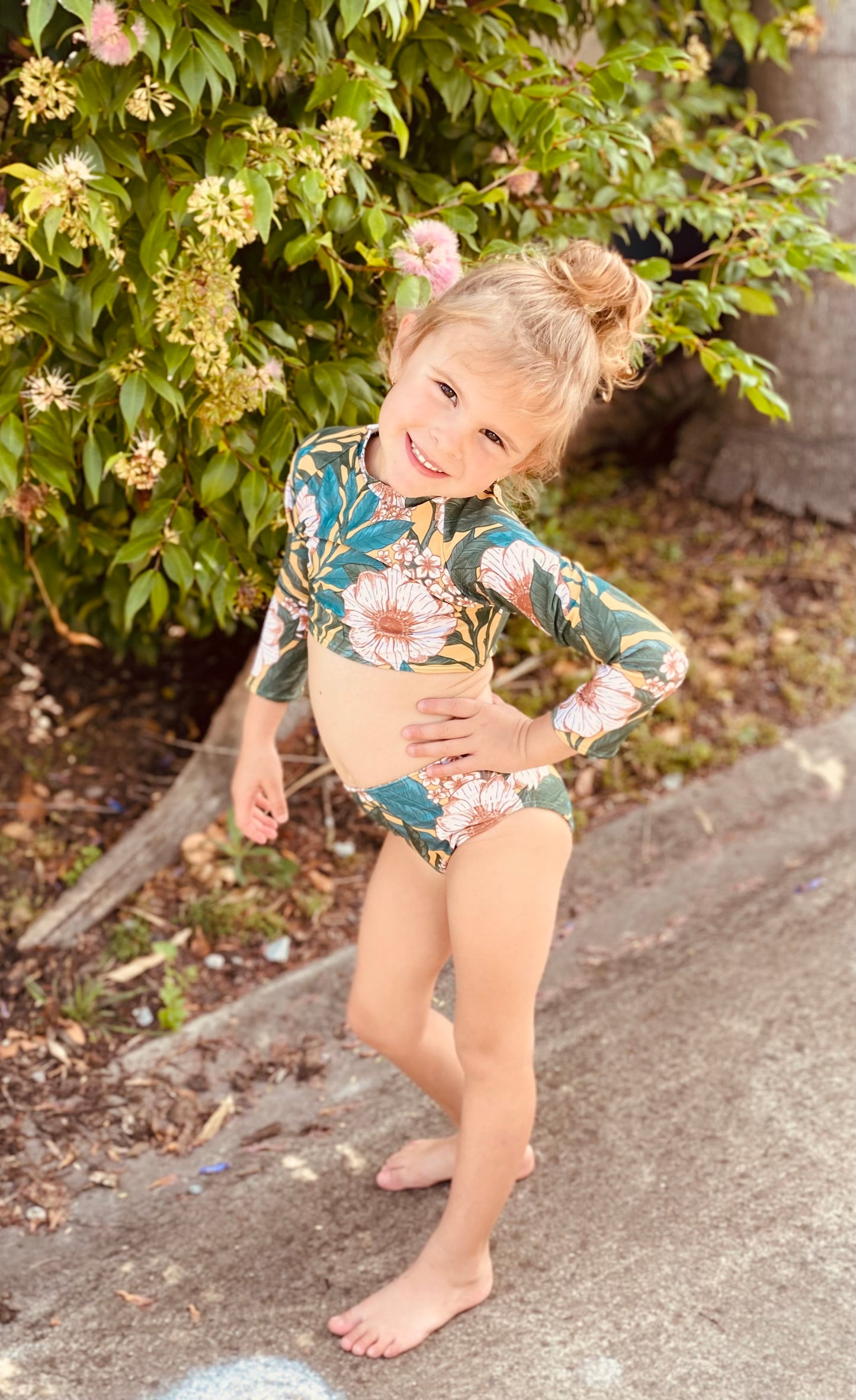 Harvest Grove Long Sleeve Reversible Bikini