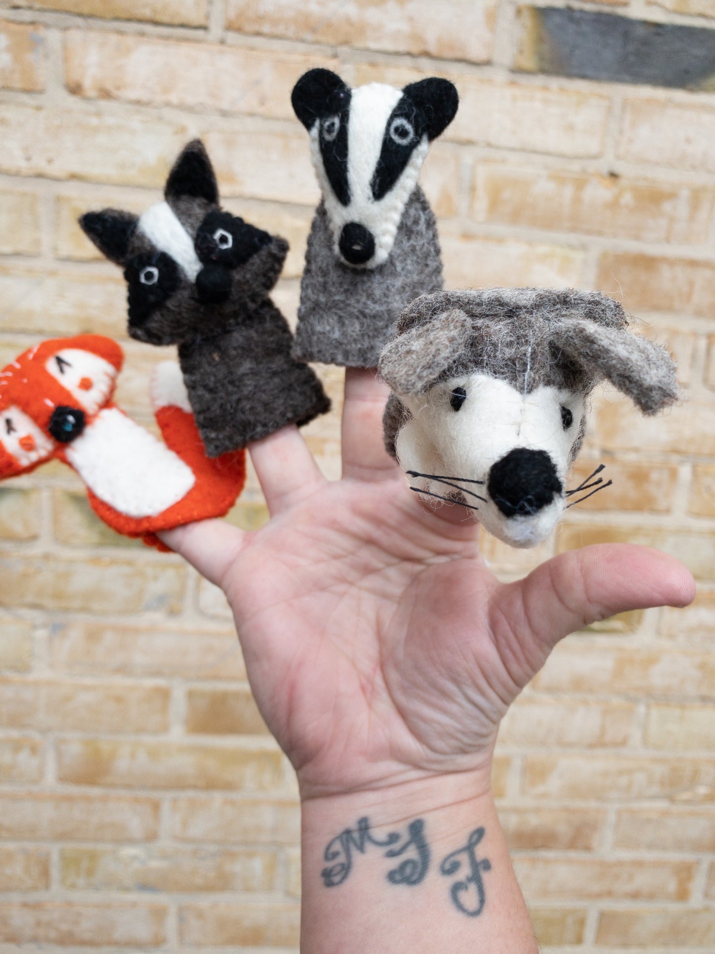 Papoose Toys - Woodland Finger Puppets - 4 Piece