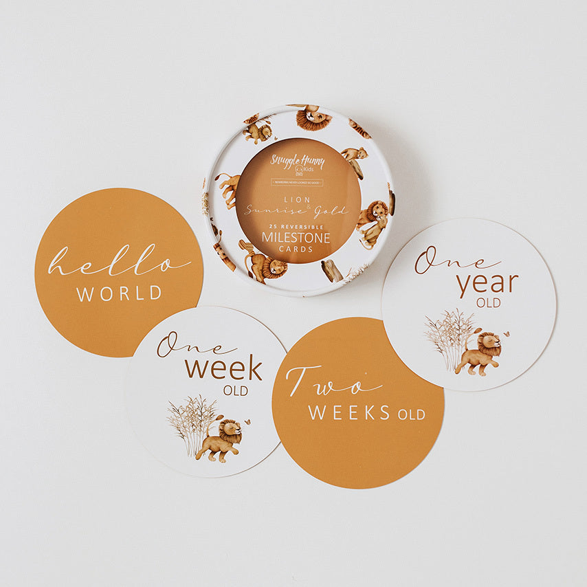 Milestone Cards - Lion