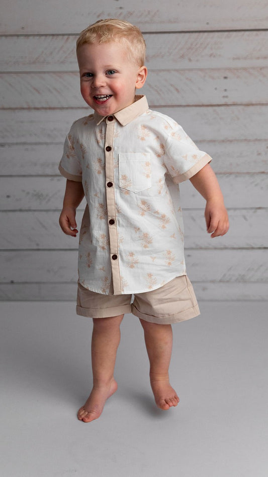Bencer and Hazelnut - Noel Boys Shirt - Christmas Collection 2022