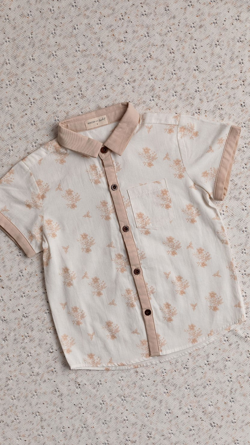 Bencer and Hazelnut - Noel Boys Shirt - Christmas Collection 2022