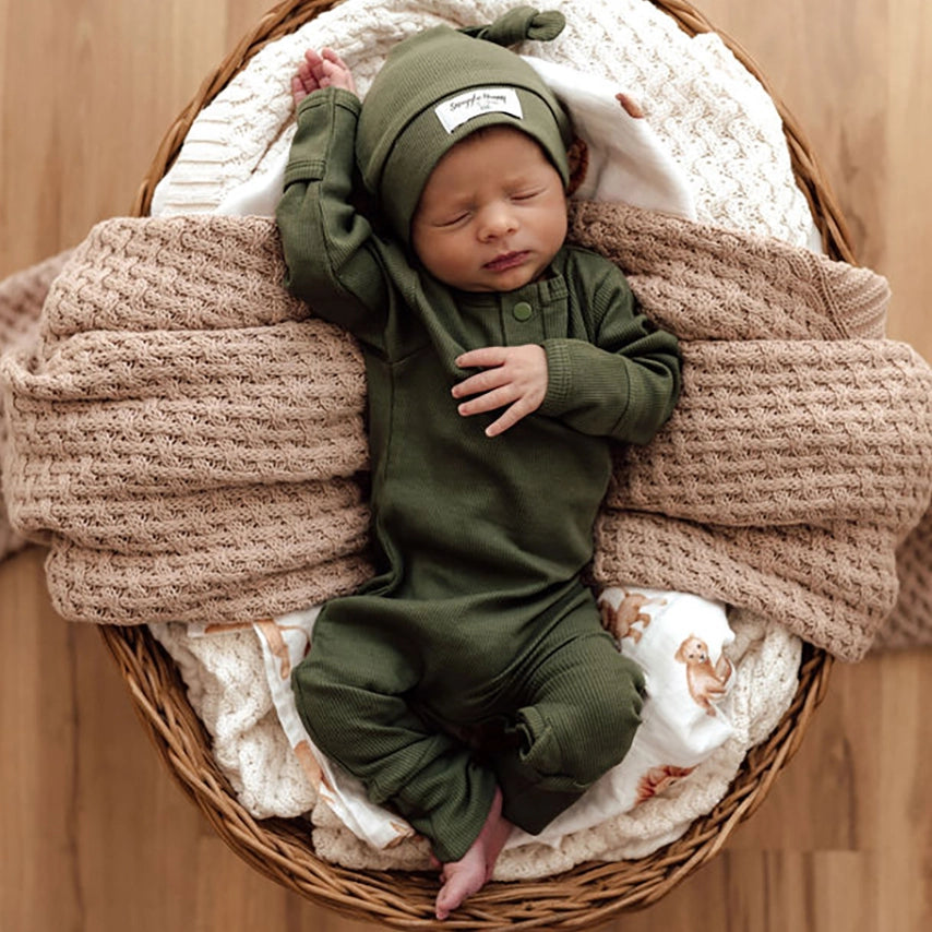 Snuggle Hunny Kids - Growsuit - Olive