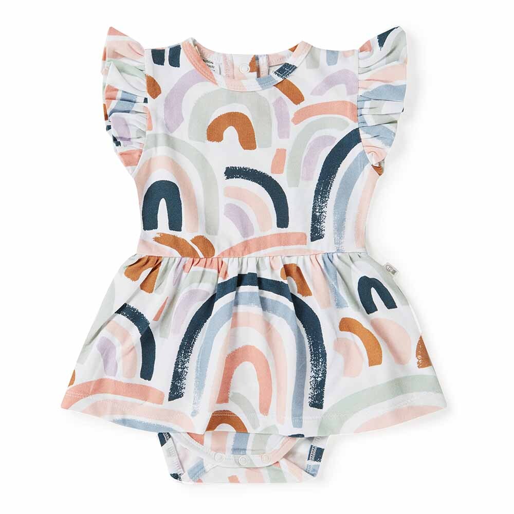 Snuggle Hunny Kids - Rainbow - Organic Dress