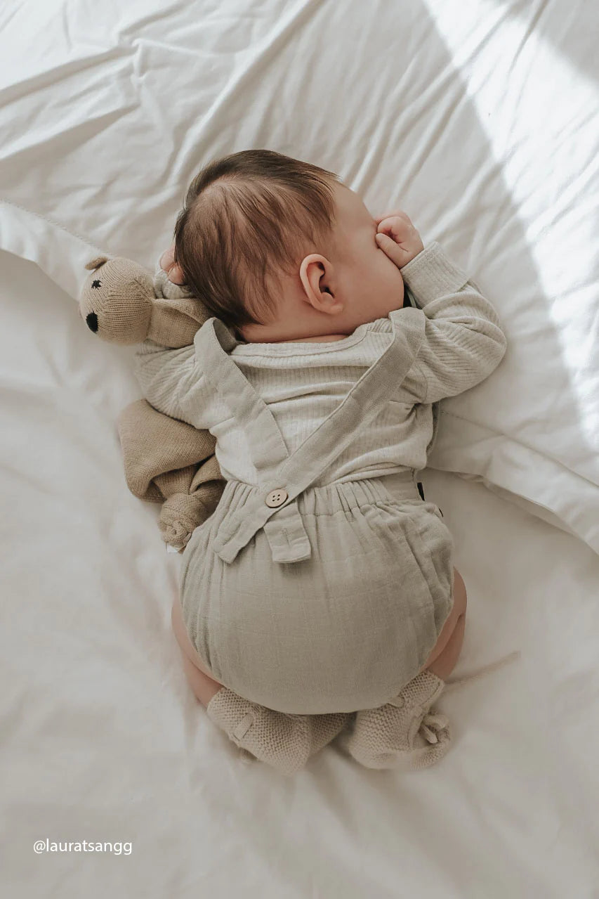 Jamie Kay - Organic Cotton Muslin Robin Overalls - Moss