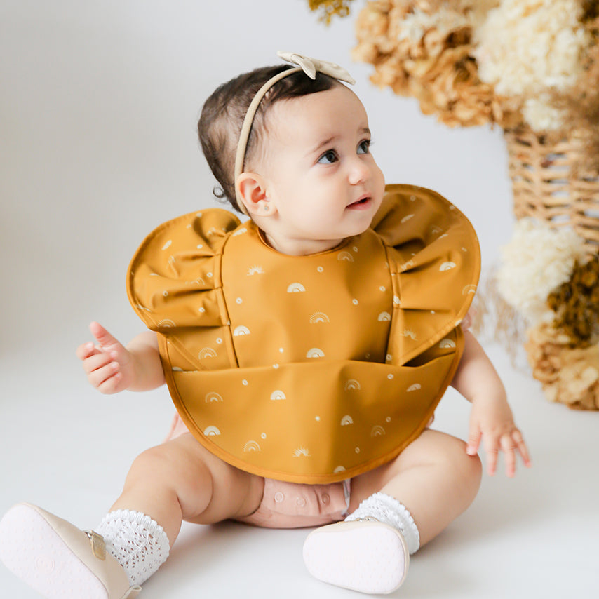 Snuggle Hunny Kids - Sunrise Frill Waterproof Bib