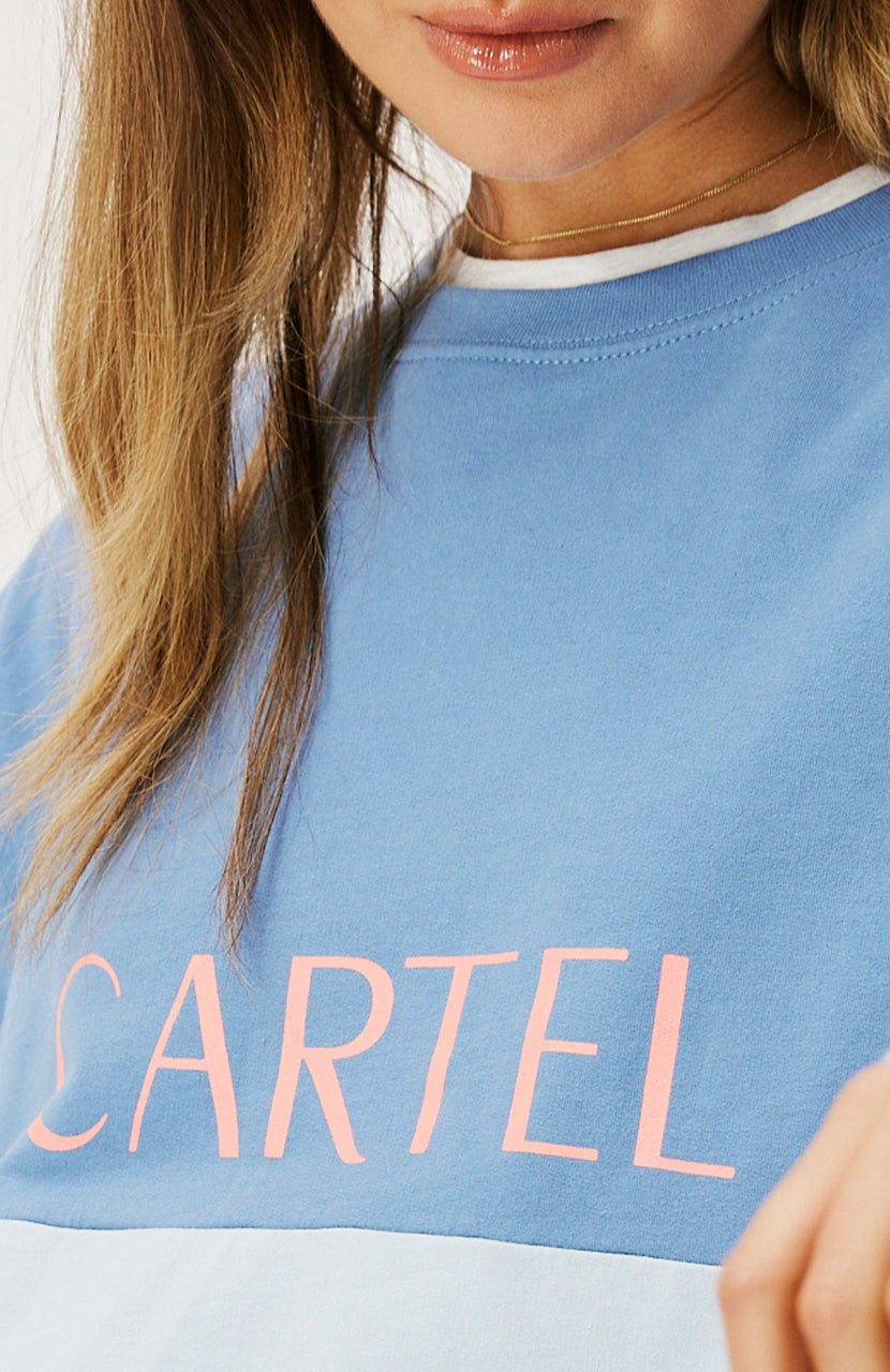 Cartel & Willow - Peta Sweater - Ice Blue/Steel
