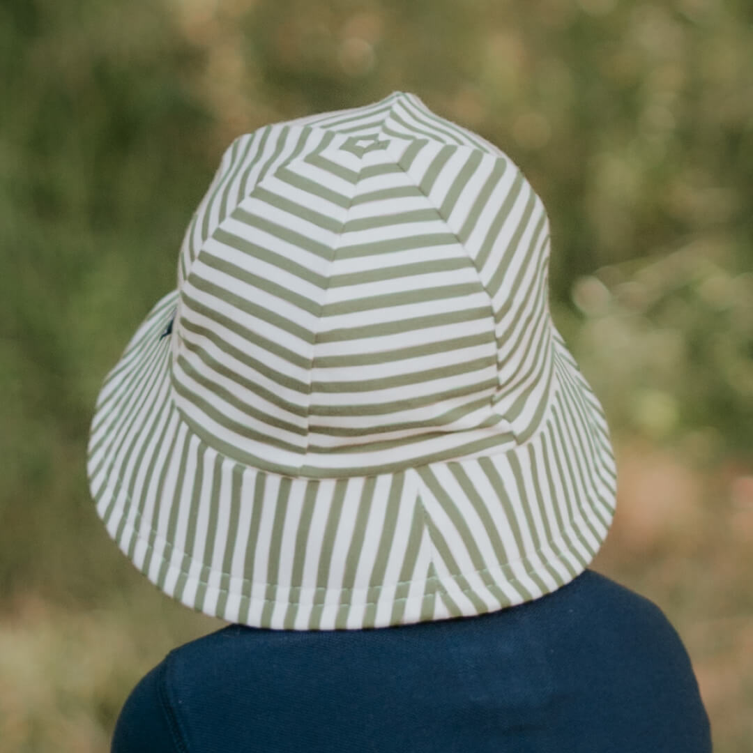 Bedhead Hats - Toddler Bucket Hat - Khaki Stripe
