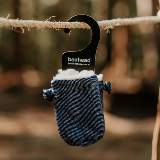 Bedhead Hats - Fleece Baby Mittens - Denim