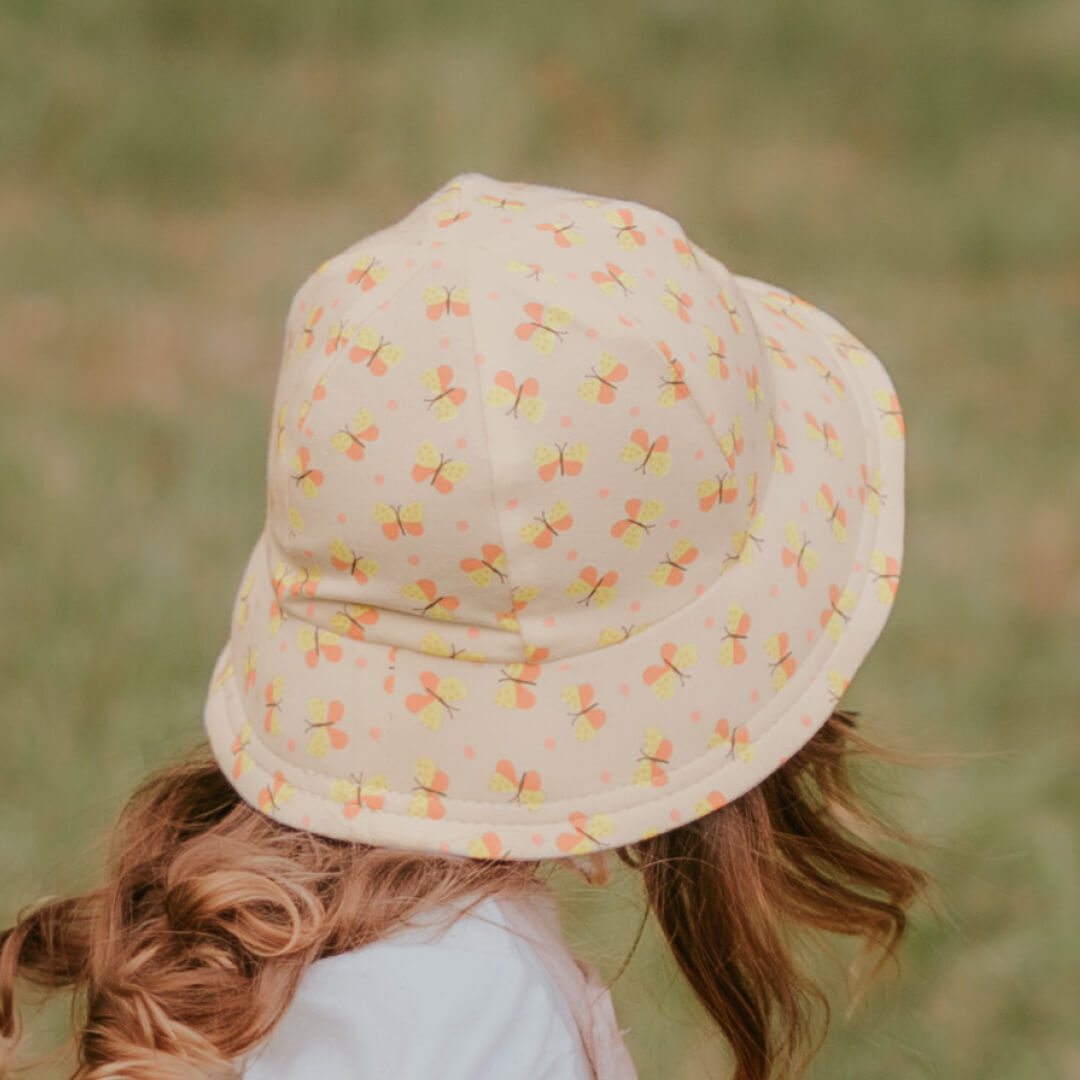 Bedhead - Toddler Bucket Girls Sun Hat - Butterfly