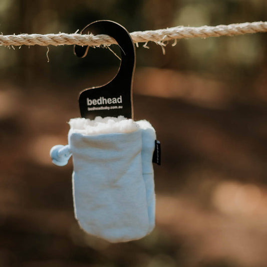 Bedhead Hats - Fleece Baby Mittens - Blue Marle