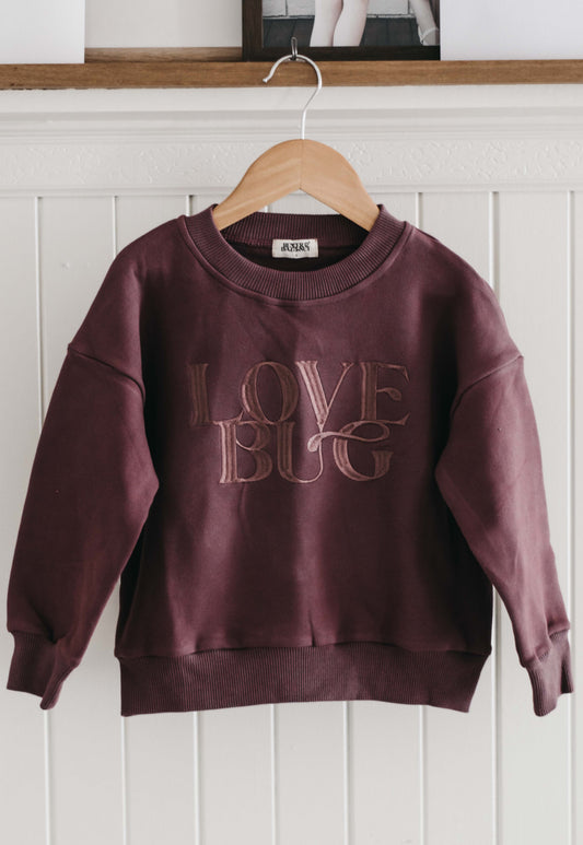 Bencer & Hazelnut - Original Love Bug Sweater - Plum