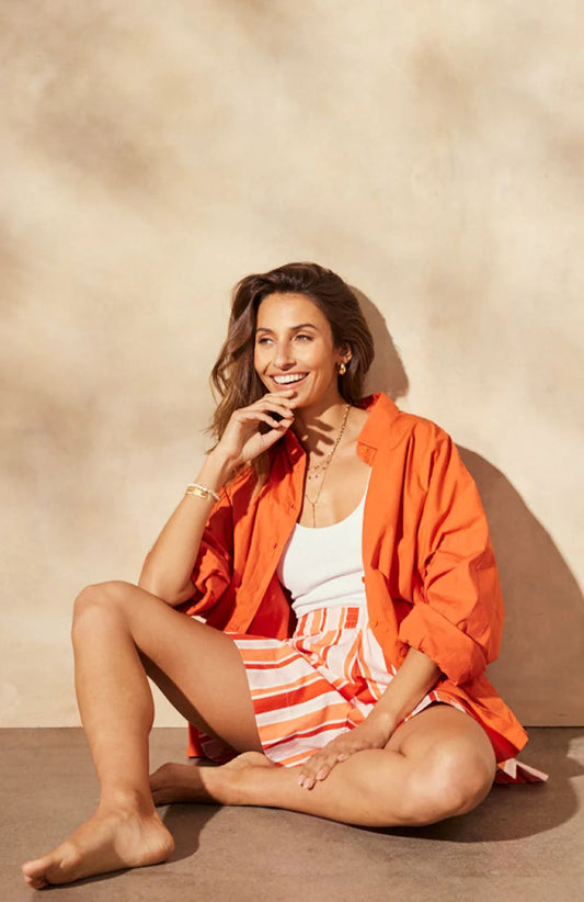 Cartel & Willow - Tammy Shirt - Sangria