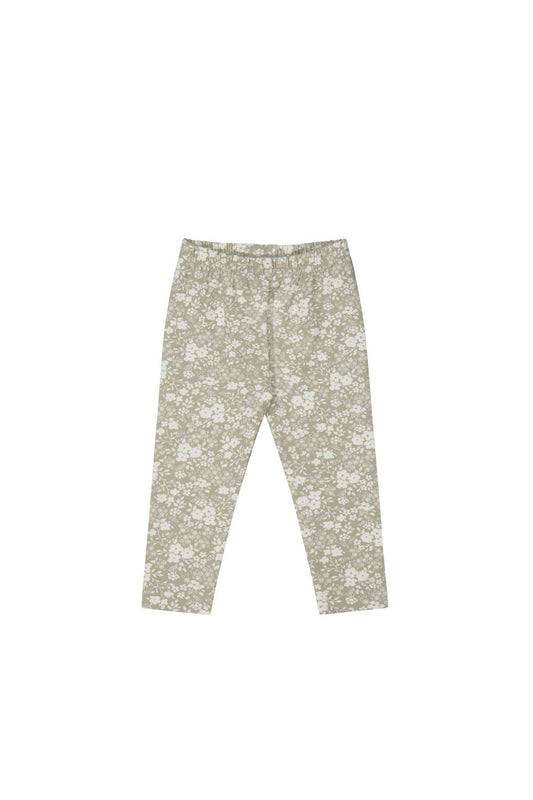 Jamie Kay - Organic Cotton Legging - Pansy Floral Mist