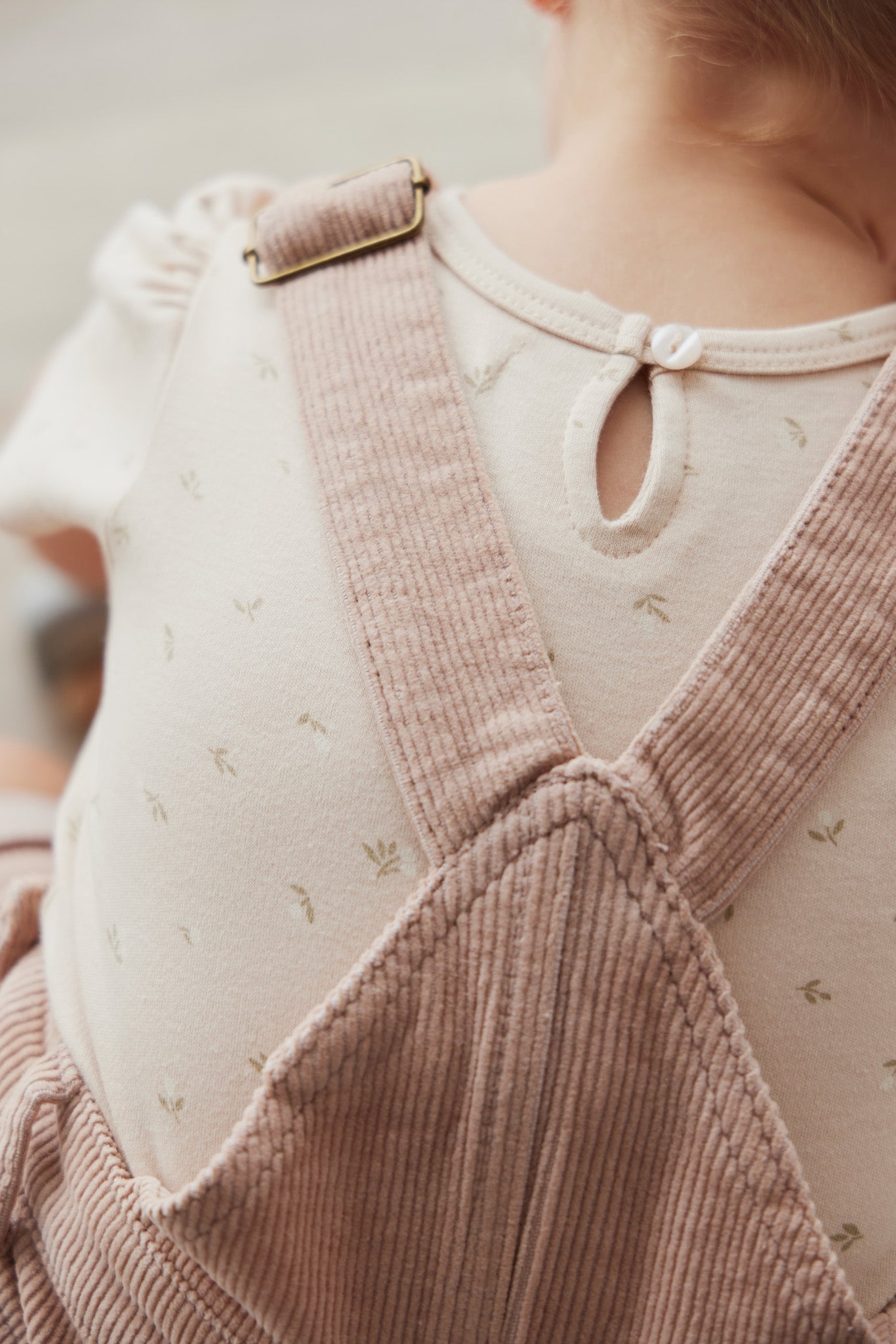 Jamie Kay - Organic Cotton Cap Sleeve Bodysuit - Elenore Pink Tint