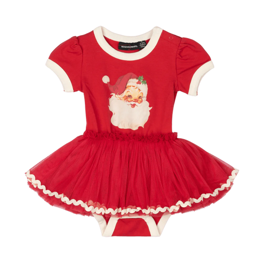 Rock Your Baby - Red Santa Baby Circus Dress