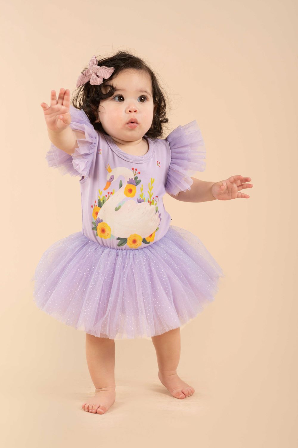Rock Your Baby - Princess Swan Baby Circus Dress