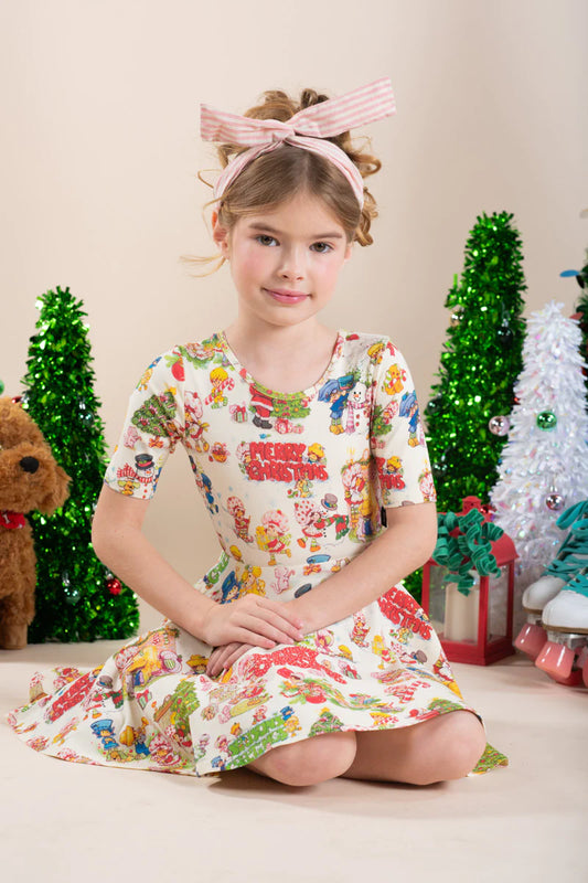 Rock Your Baby - Strawberry Christmas Cheer Mabel Dress