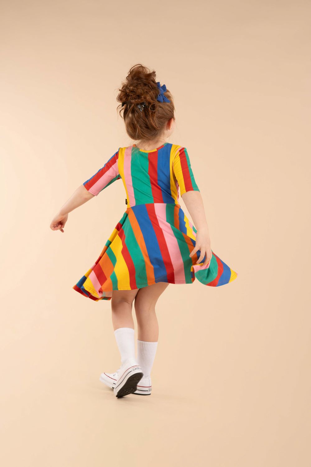 Rock Your Baby - Rainbow Stripe Mabel Dress