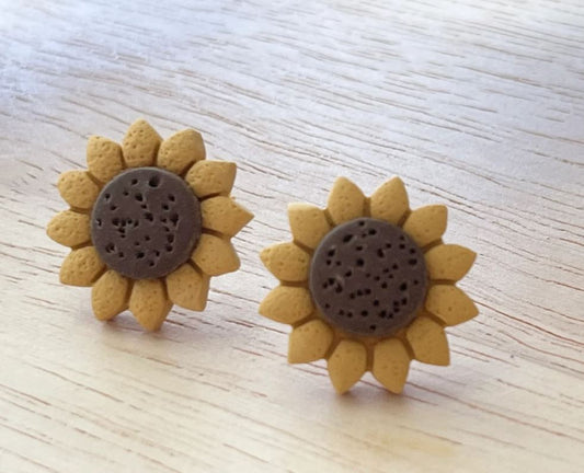 Sunflower Stud Earrings