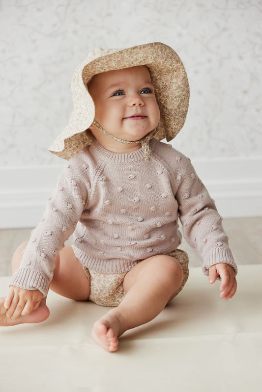 Jamie Kay - Dotty Knit Jumper - Rosebud