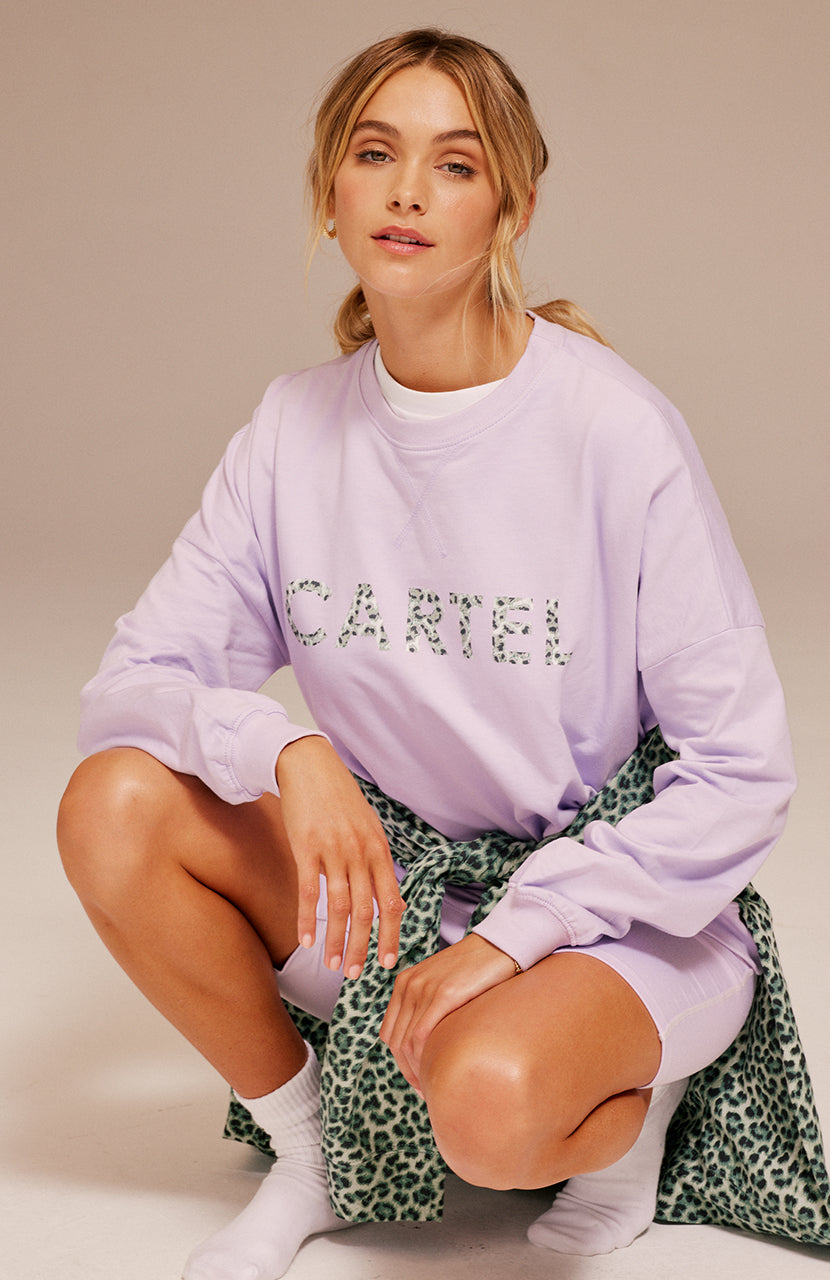 Cartel & WIllow - Izzy Sweater - Lilac