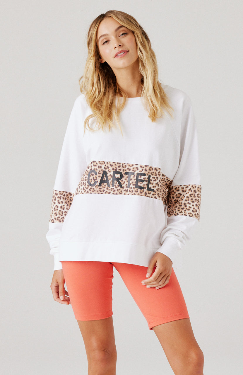 Cartel & Willow - Matilda Sweater - Mocha Leopard