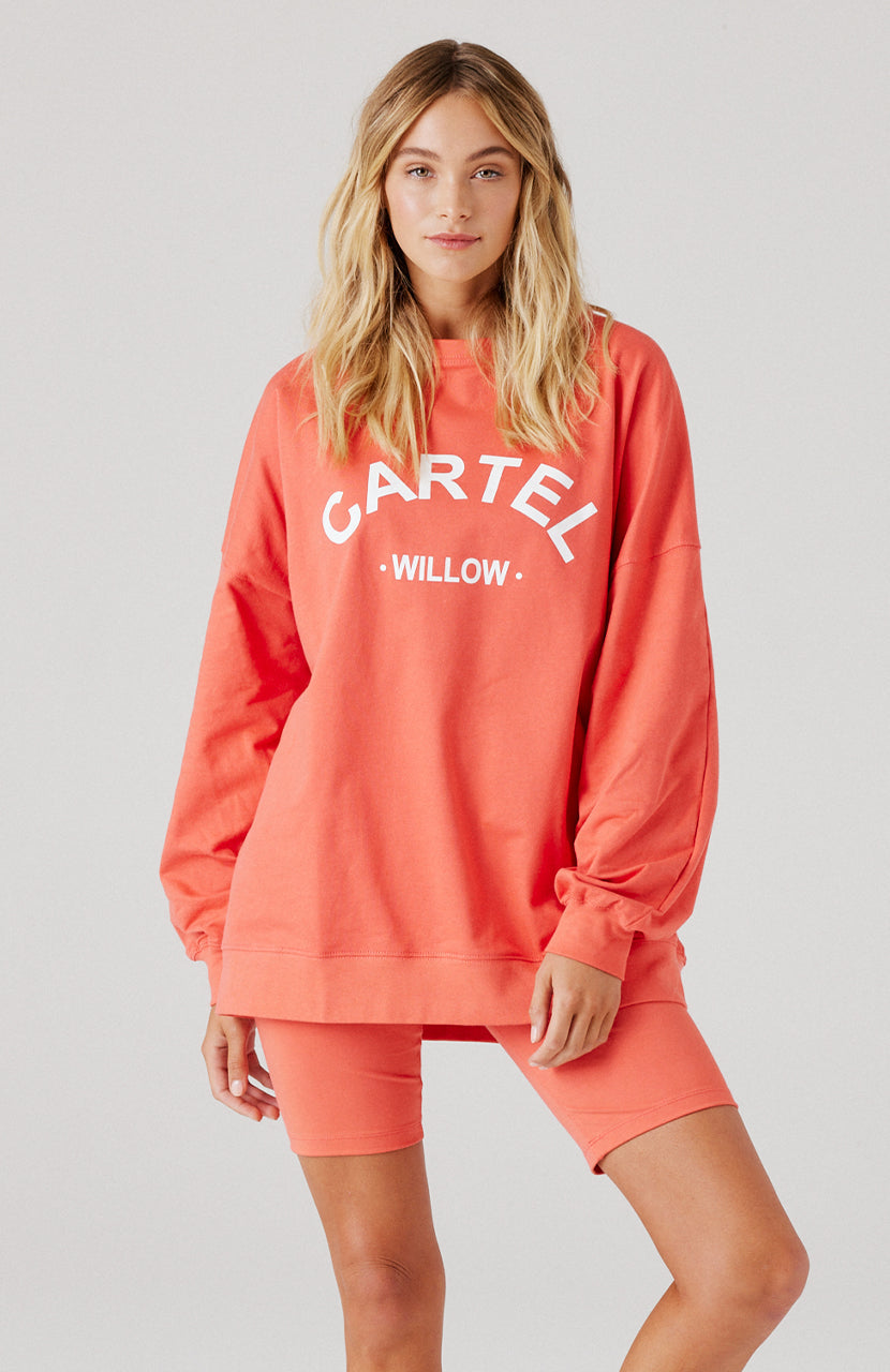 Cartel & Willow - Piper Sweater - Raspberry