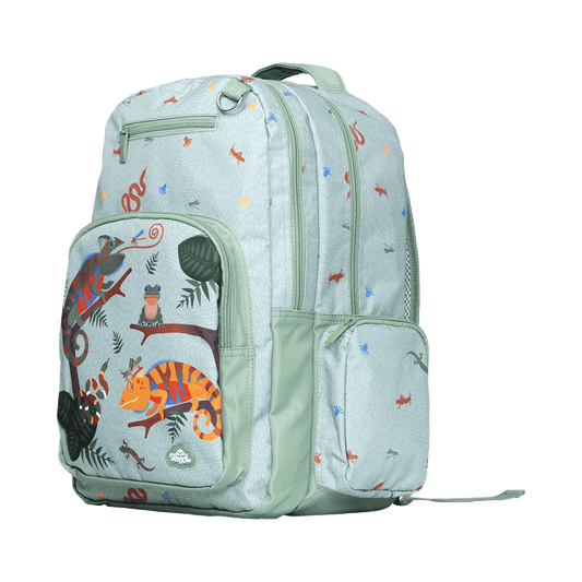 Big Kids Backpack - Quirky Chameleon