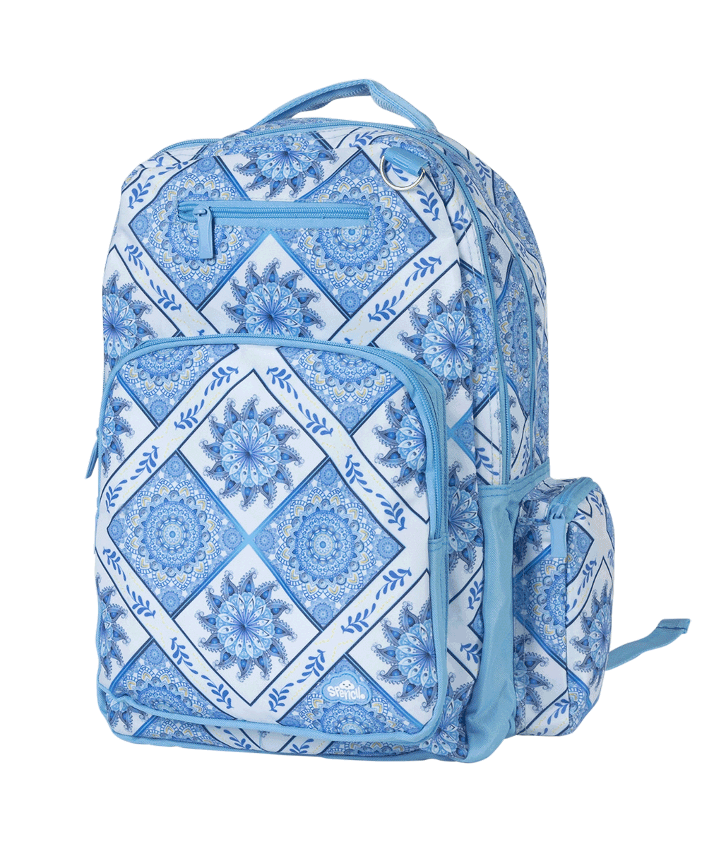 Spencil - Big Kids Backpack - Boho Blue