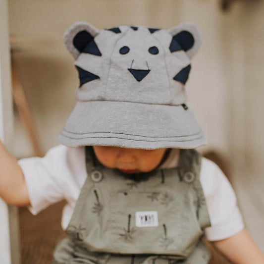 Bedhead Hats - Toddler Bucket Hat - Tiger Grey Marle