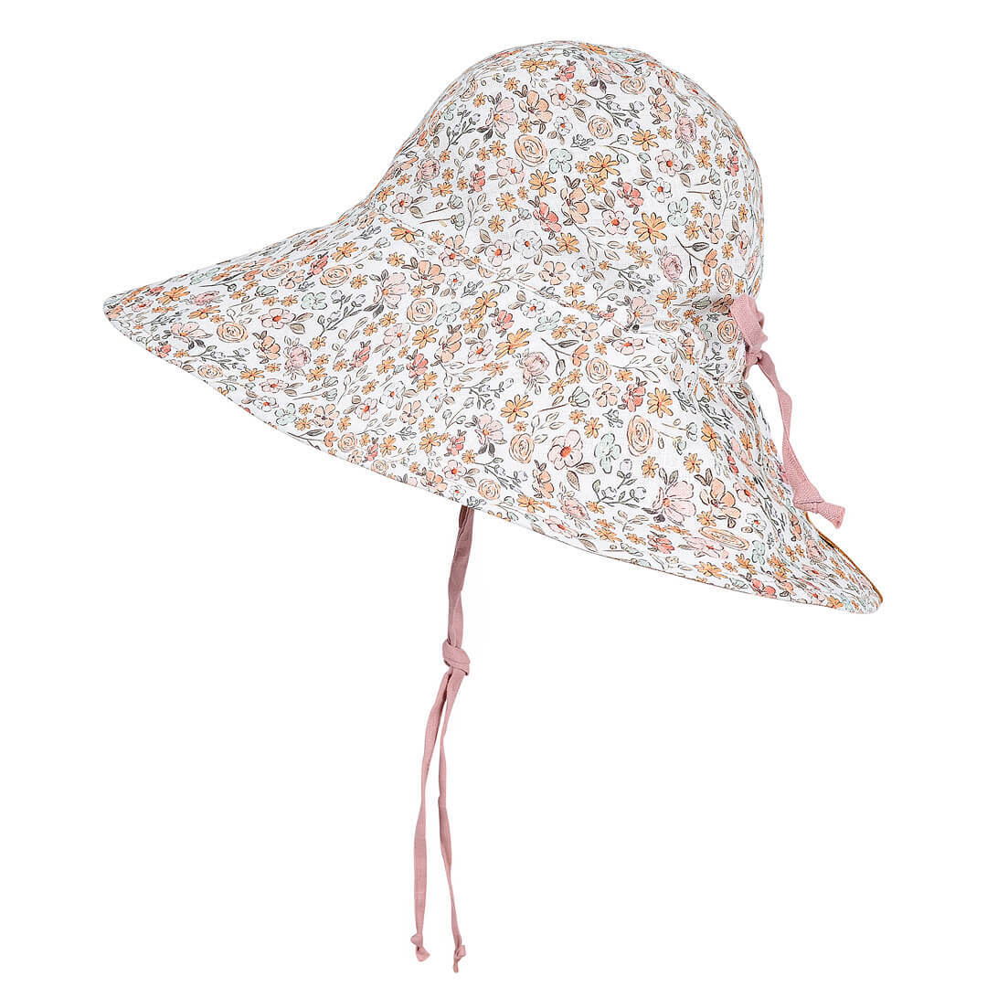 Bedhead Hats - "Sightseer" Girls Wide Brimmed Sun Hat - Chelsea/Rosa