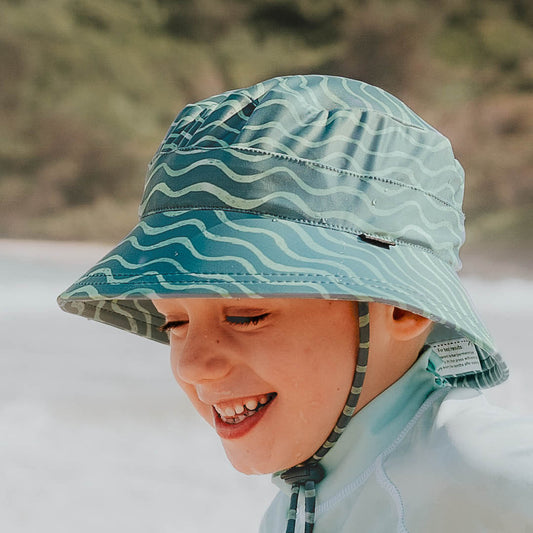Bedhead Hats - Swim Bucket Hat - Waves