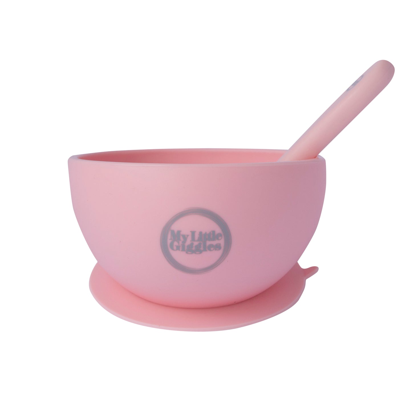 My Little Bowl and Spoon Set - Blush Pink