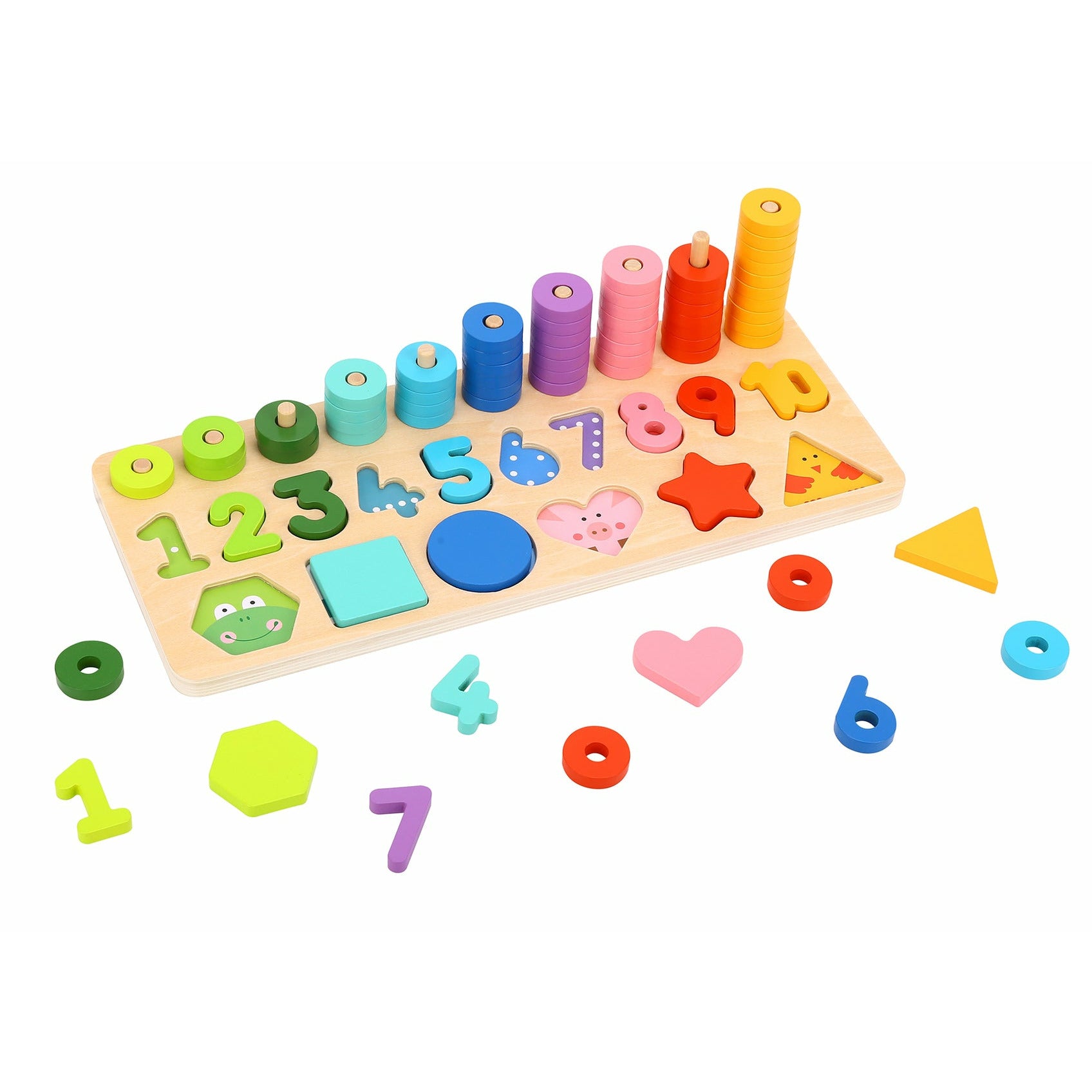 Counting Stacker with Shapes – Liberty Co AU