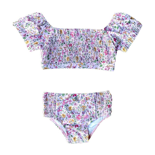 Heritage Rose Bubble Sleeve Bikini