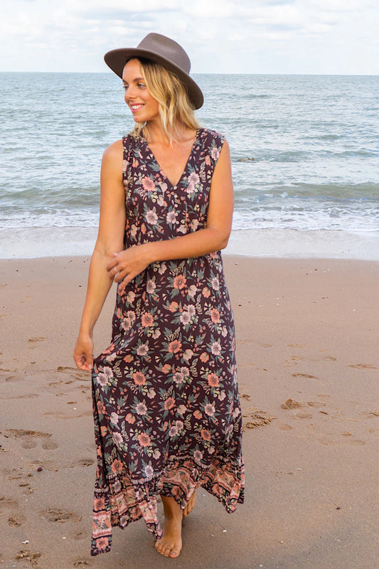 Zaniboda - Flutter Maxi - Brown