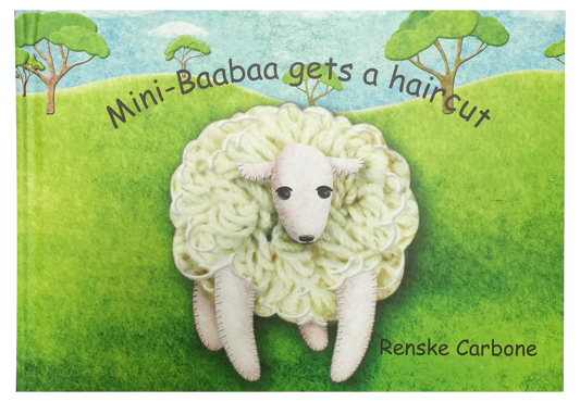 Papoose Books - Mini Baabaa Gets a Haircut - Book and Felt Toy