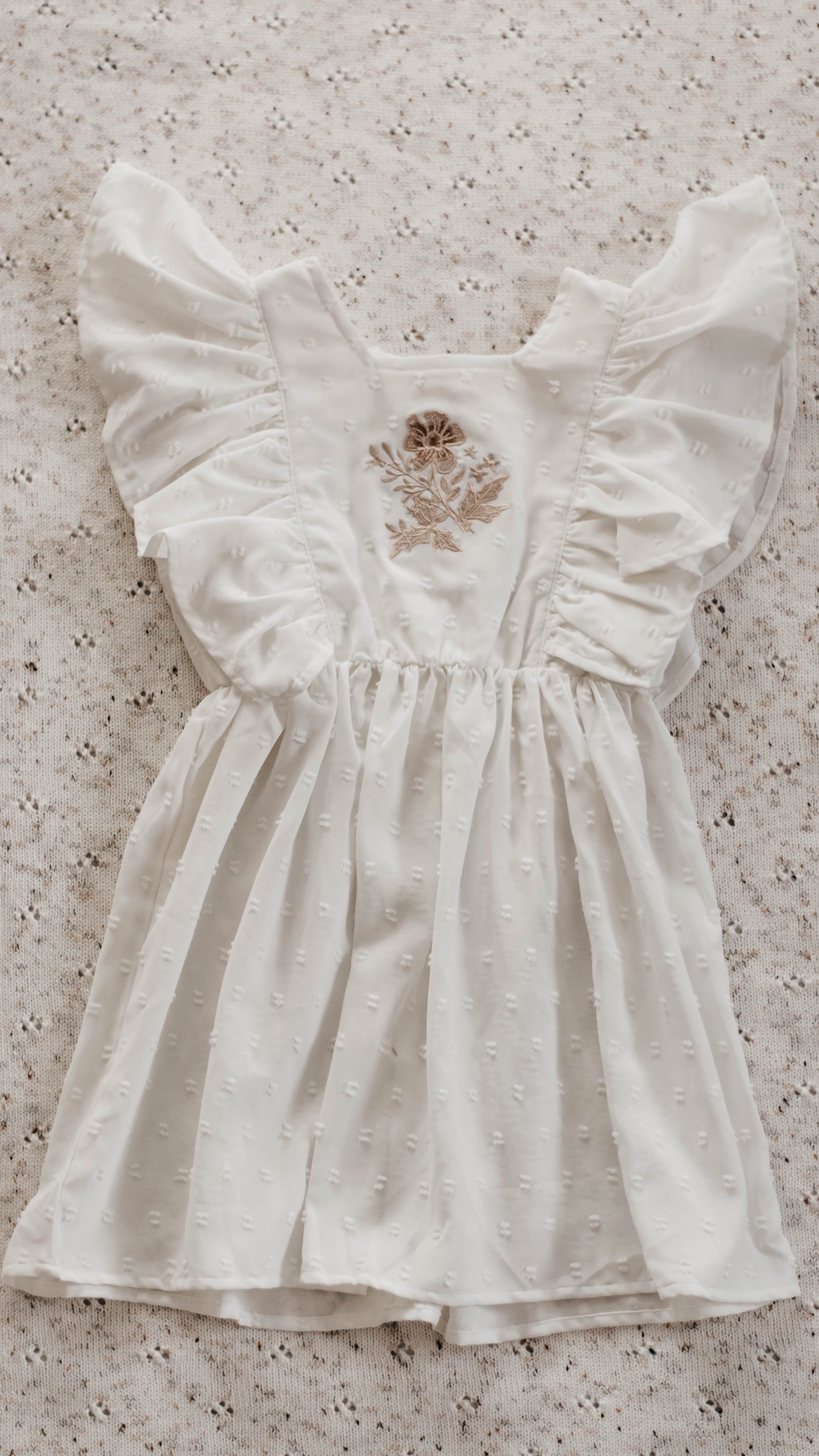 Bencer & Hazelnut - Noel Embroidered Playsuit/Dress