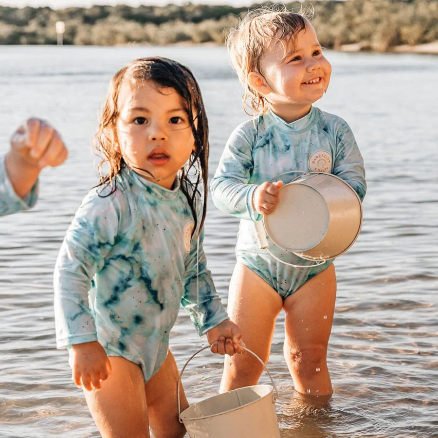 Barefoot and Salty - Ocean Swell One Piece Swimsuit